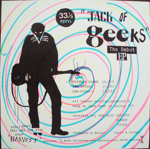 Jack Geek : Jack Of Geeks The Debut EP (7", EP, Ltd)