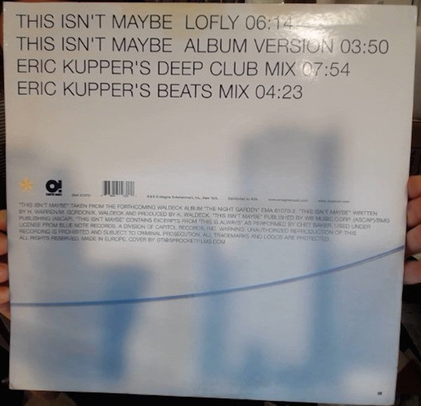Waldeck : This Isn't Maybe Remixes (12", Single)