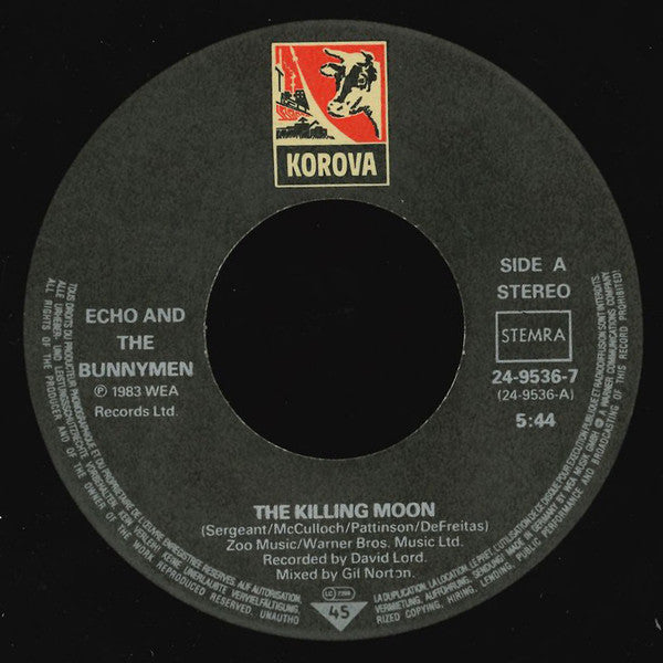 Echo & The Bunnymen : The Killing Moon (7", Single)