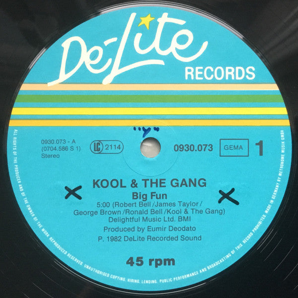 Kool & The Gang : Big Fun (12")