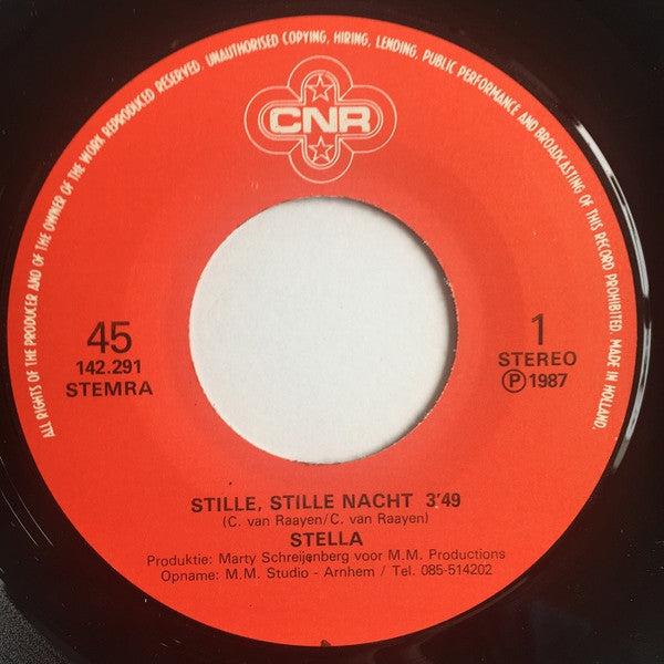 Stella (10) : Stille, Stille Nacht / Met Kerstmis Alleen (7", Single)
