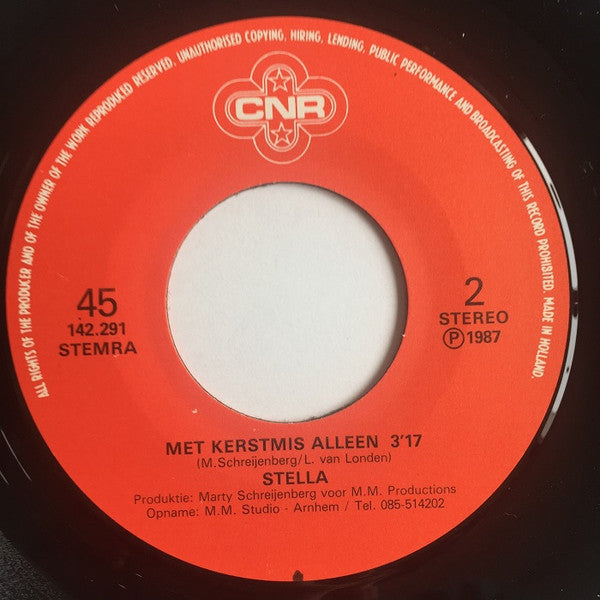 Stella (10) : Stille, Stille Nacht / Met Kerstmis Alleen (7", Single)