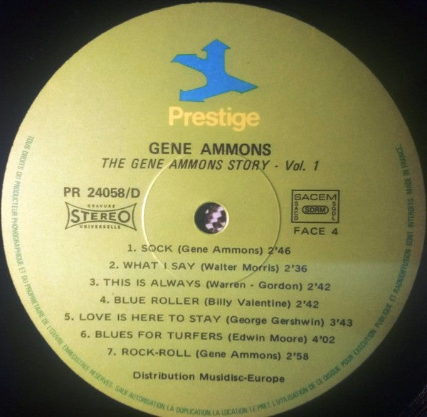 Gene Ammons : The Gene Ammons Story: The 78 Era (2xLP, Comp)