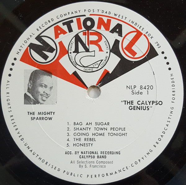 Mighty Sparrow : The Calypso Genius Vol. 1 (LP, Album)