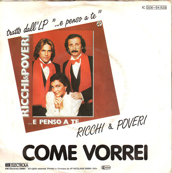 Ricchi E Poveri : Made In Italy (7", Single)