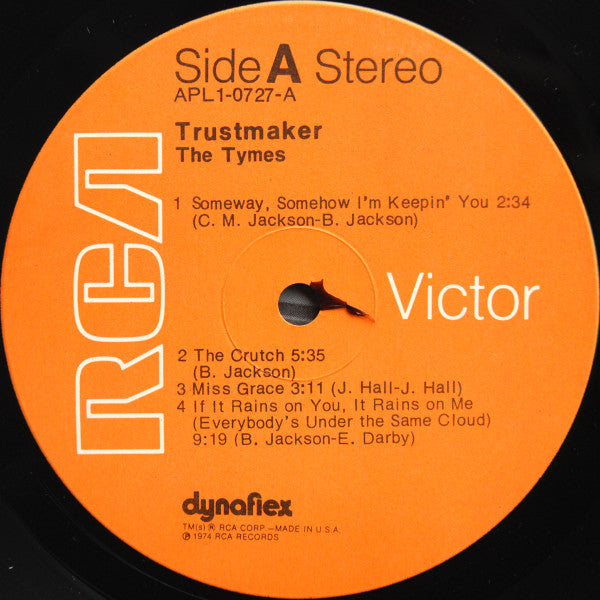 The Tymes : Trustmaker (LP, Album, Ind)