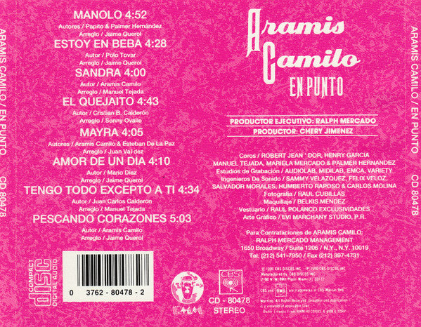 Aramis Camilo : En Punto (CD, Album)