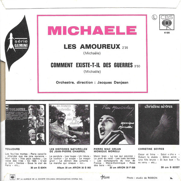 Michaele : Les Amoureux / Comment Existe-t-il Des Guerres (7", Single)