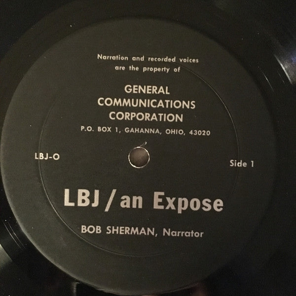 Bob Sherman (5) : LBJ / An Exposé (LP, Album)
