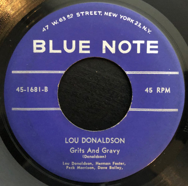 Lou Donaldson : Herman's Mambo / Grits And Gravy (7", Single, Mono)