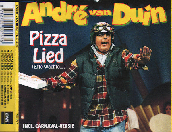 André van Duin : Pizza Lied (Effe Wachte...) (CD, Maxi)