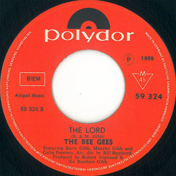 Bee Gees : Don't Forget To Remember  (7", Single, Mono)