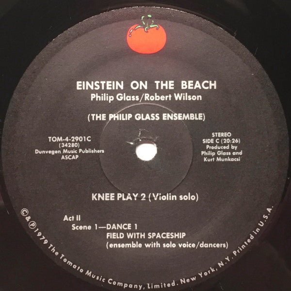 Philip Glass / Robert Wilson (2) : Einstein On The Beach (4xLP, Album + Box)