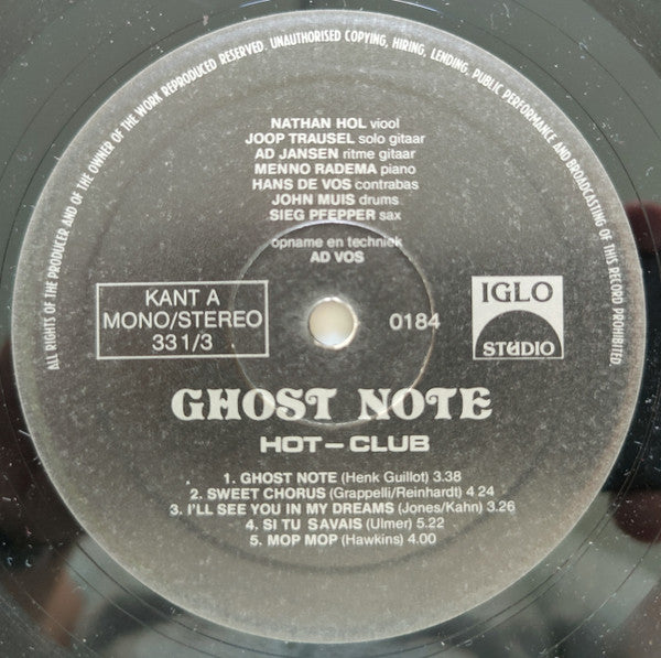 Ghost Note (2) : Ghost Note (LP, Album)