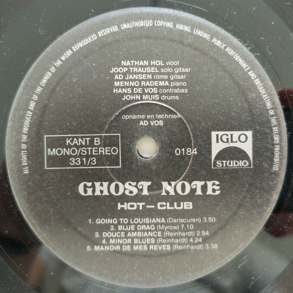 Ghost Note (2) : Ghost Note (LP, Album)