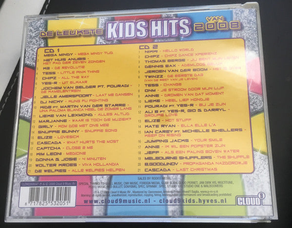 Various : De Leukste Kids Hits Van 2008 (2xCD, Comp)