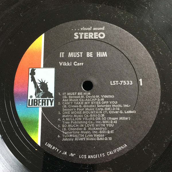 Vikki Carr : It Must Be Him (LP, Album, All)