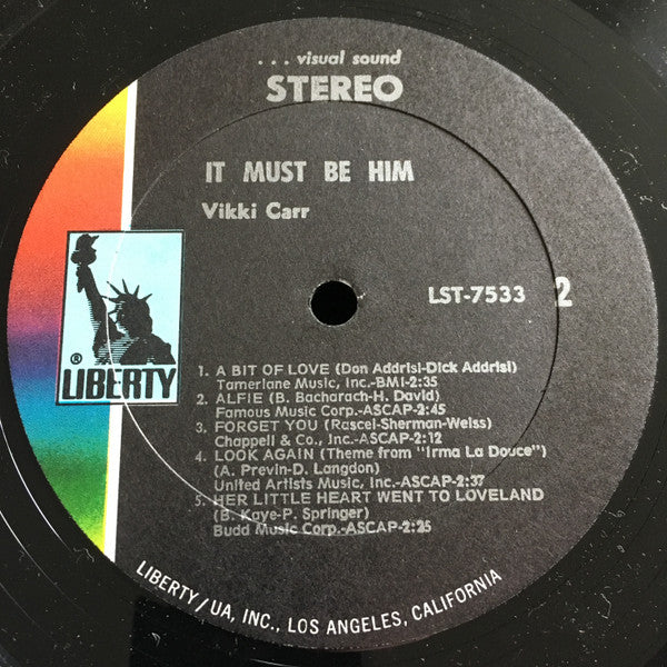 Vikki Carr : It Must Be Him (LP, Album, All)