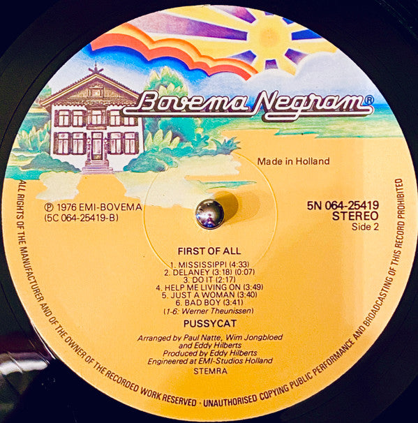 Pussycat (2) : First Of All (LP, Album)