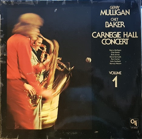 Gerry Mulligan / Chet Baker : Carnegie Hall Concert Volume 1 (LP, Album)