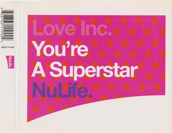 Love Inc : You're A Superstar (CD, Single)