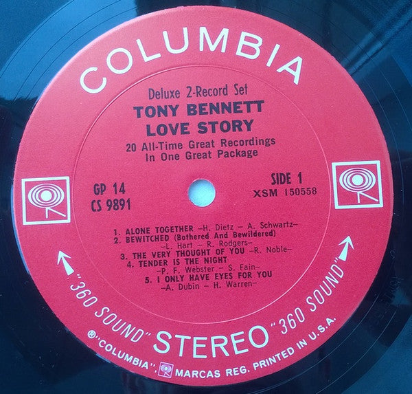Tony Bennett : Love Story (2xLP, Comp)