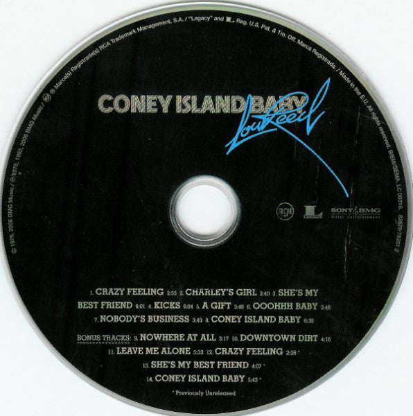 Lou Reed : Coney Island Baby (CD, Album, RE, Exp)