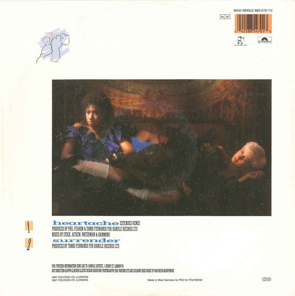 Pepsi & Shirlie : Heartache (12", Maxi)