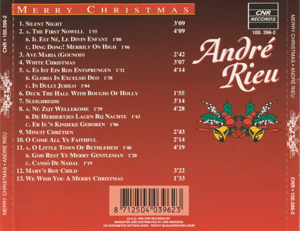 André Rieu : Merry Christmas (CD, Album, RE)