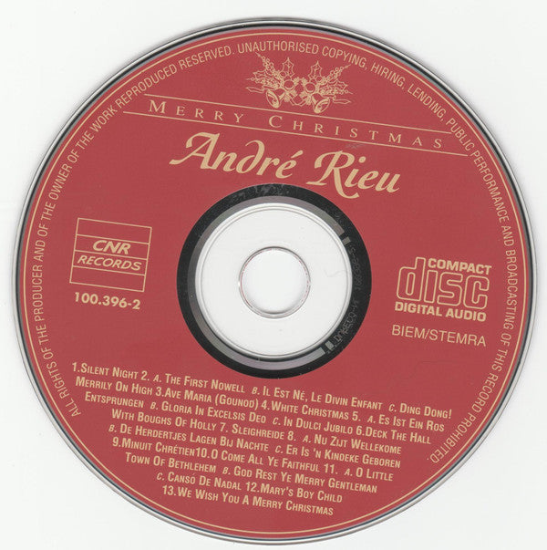 André Rieu : Merry Christmas (CD, Album, RE)