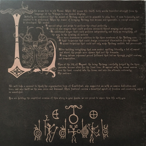 Heilung : ᛚᛁᚠᚫ = Lifa (Heilung Live At Castlefest) (2xLP, Album, Ltd, Whi)