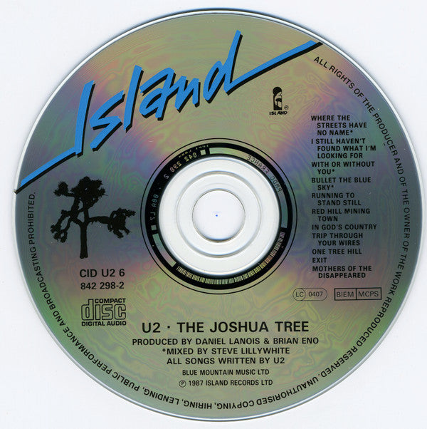 U2 : The Joshua Tree (CD, Album, RE, PMD)