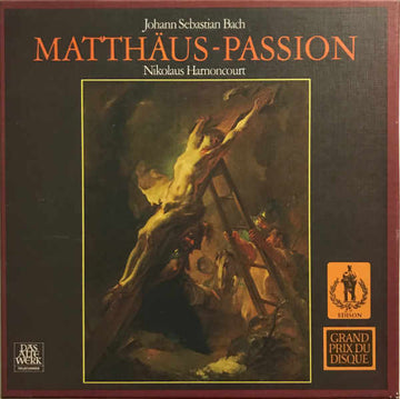 Johann Sebastian Bach - Nikolaus Harnoncourt : Matthäus-Passion (4xLP + Box)
