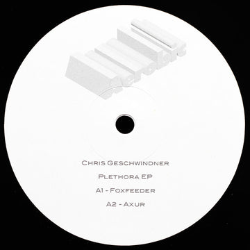Chris Geschwindner : Plethora EP (12", EP)