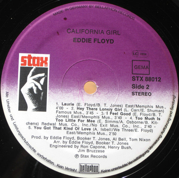 Eddie Floyd : California Girl (LP)