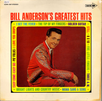 Bill Anderson (2) : Bill Anderson's Greatest Hits (LP, Comp)