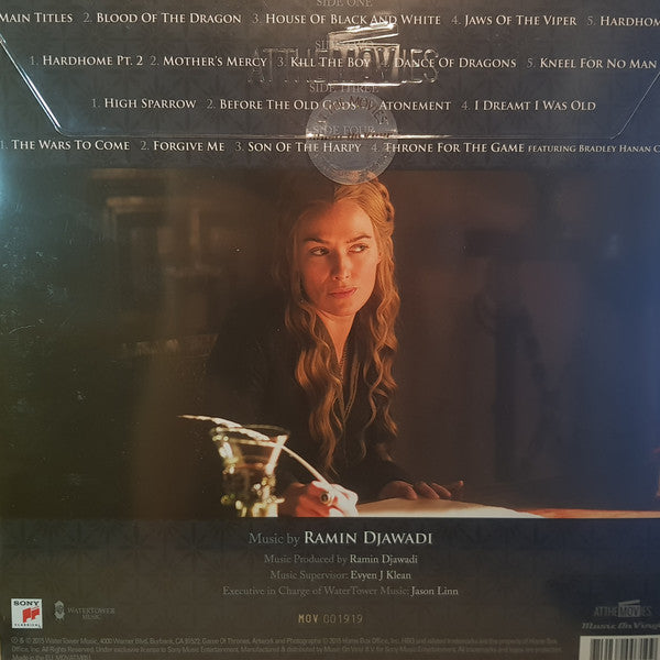 Ramin Djawadi : Game Of Thrones: Season 5 (Music From The HBO® Series) (2xLP, Dlx, Ltd, Num, RE, Blu)