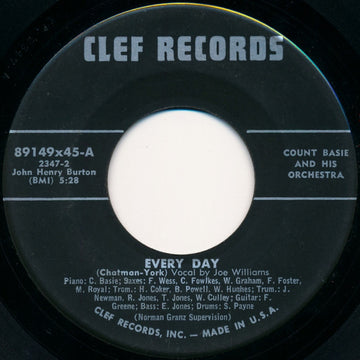 Count Basie Orchestra : Every Day / The Comeback (7")