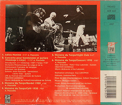 Astor Piazzolla : "Tango" (CD, Album)