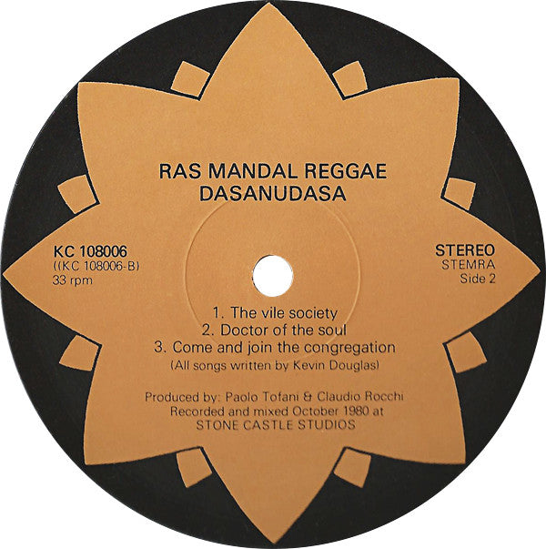 Dasanudasa : Ras Mandal Reggae (LP, Album)