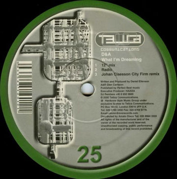 D & A : What I'm Dreaming (12")