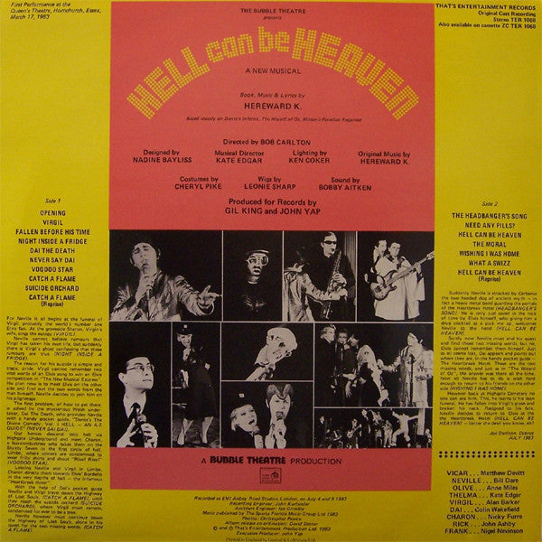 Hereward Kaye : Hell Can Be Heaven: A New Musical (LP, Album)