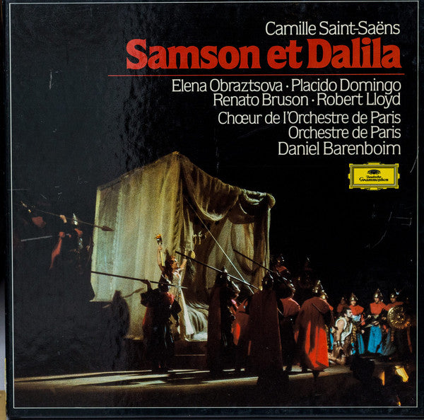 Camille Saint-Saëns - Elena Obraztsova • Placido Domingo • Renato Bruson • Robert Lloyd (4), Chœur De L'Orchestre De Paris • Orchestre De Paris • Daniel Barenboim : Samson Et Dalila (3xLP, Album + Box)