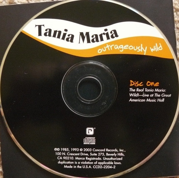 Tania Maria : Outrageously Wild (2xCD, Comp)