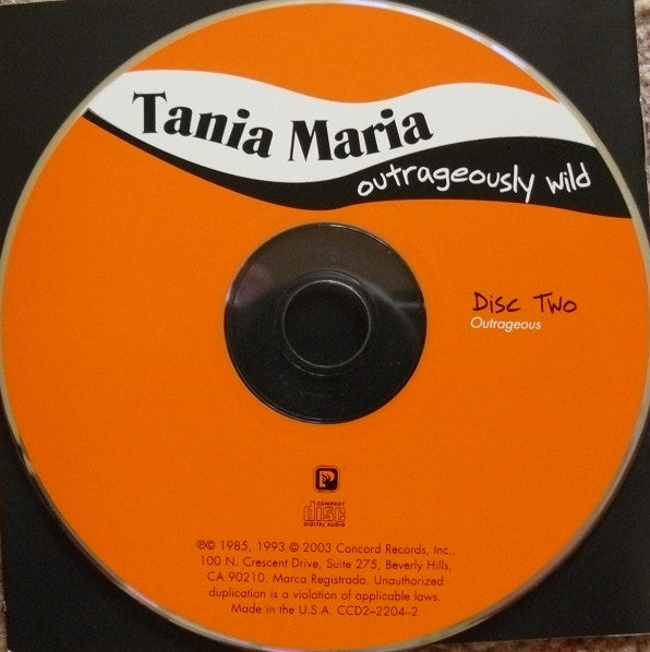 Tania Maria : Outrageously Wild (2xCD, Comp)