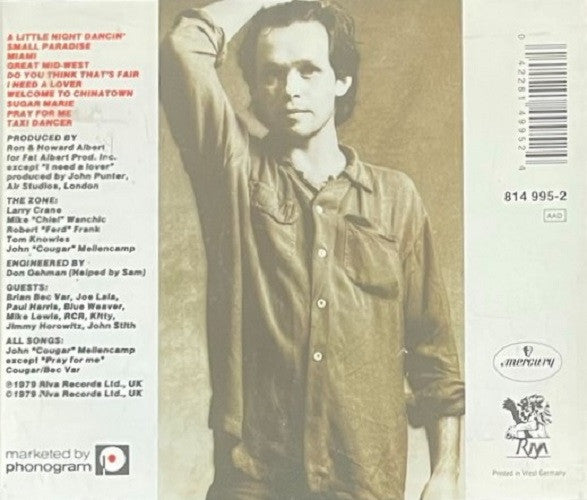 John Cougar Mellencamp : John Cougar (CD, Album, RE)