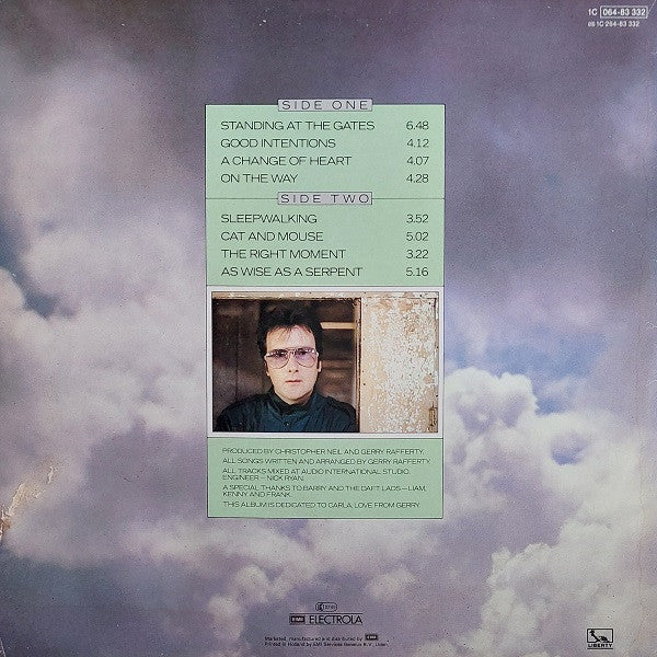 Gerry Rafferty : Sleepwalking (LP, Album)