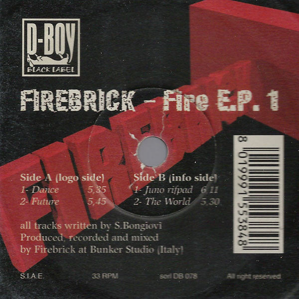 Firebrick : Fire E.P. 1 (12", EP)