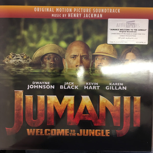 Henry Jackman : Jumanji: Welcome To The Jungle (Original Motion Picture Soundtrack) (2xLP, Album, Dlx, Ltd, Num, Gre)