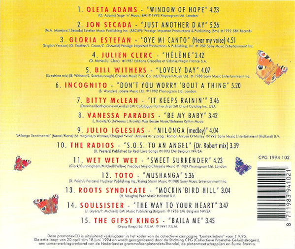 Various : Lentekriebels (CD, Comp, Promo)